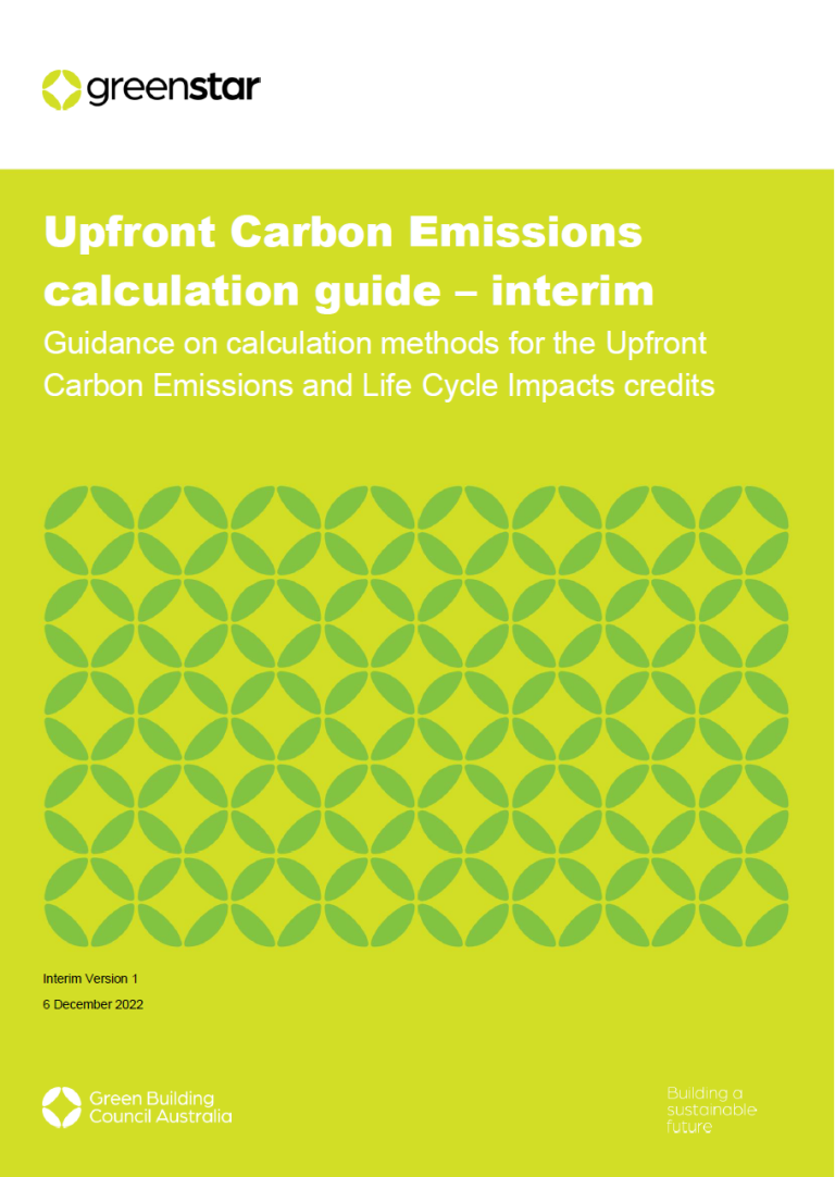 Green Star Emissions Calculation Guide